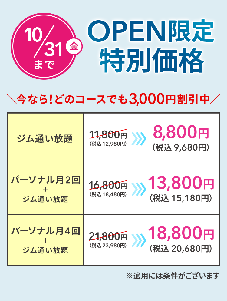 料金表